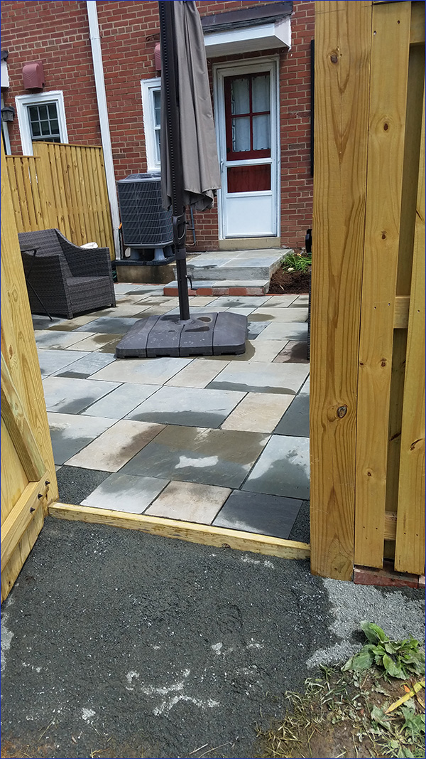 Finished Patio