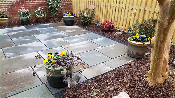 flagstone patio