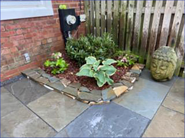 flagstone patio